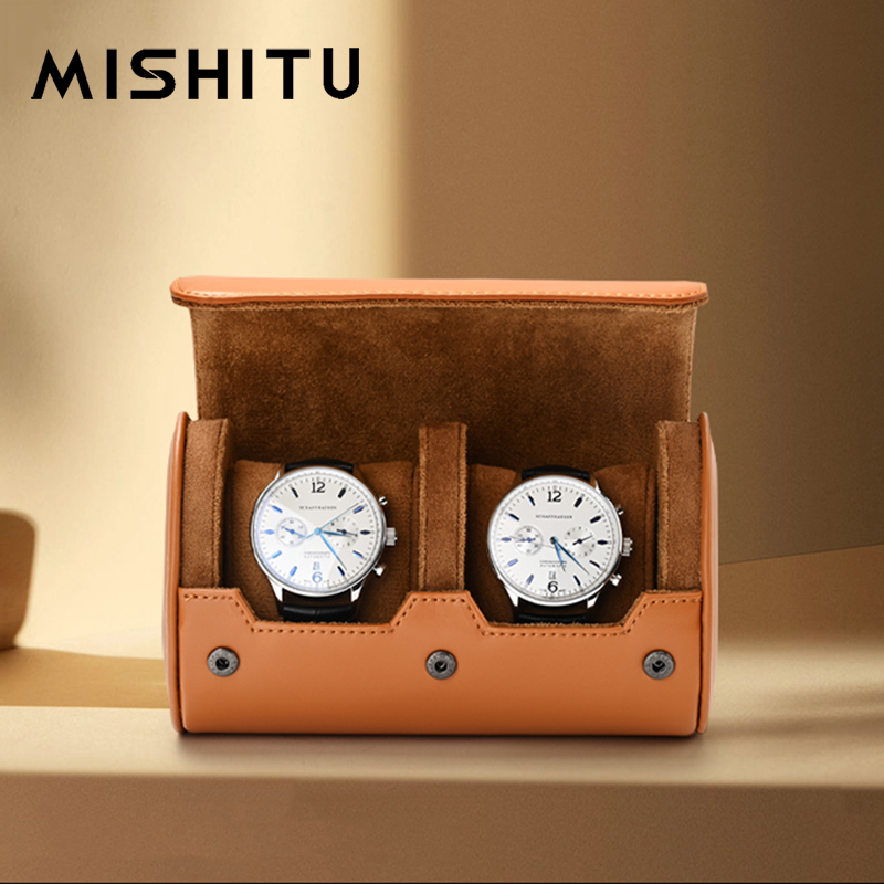 Men'S Accessories Rack - MISHITU 1/2/3-Slot Uhr Lagerung Rolle Reisetasche