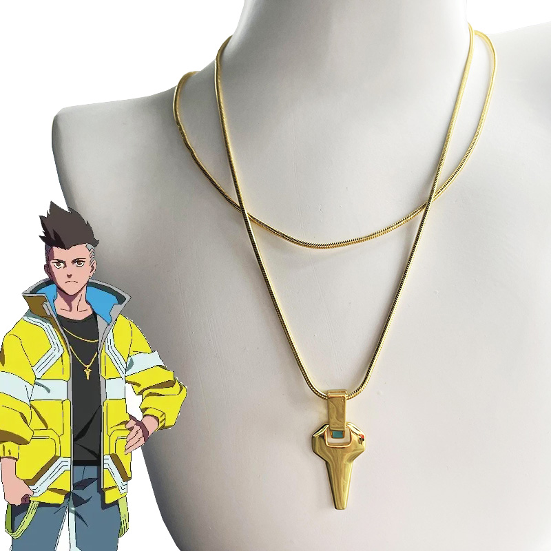 Men'S Accessories For Christmas - David Martinez Cosplay Halskette Gold Farbe