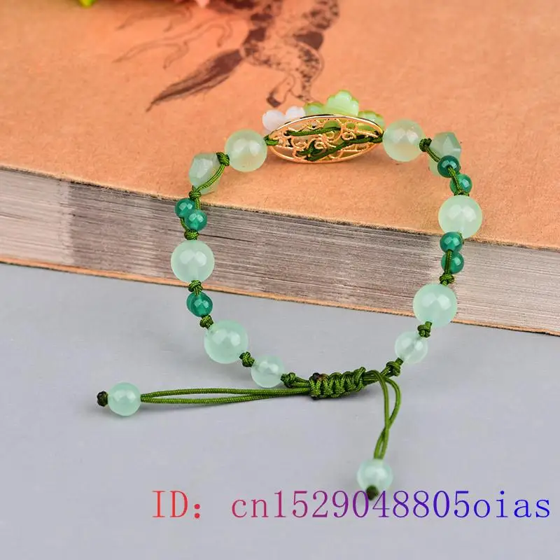 Grüne Jade Blume Armband Amule – Bracelet Beaded Men Bewertung und Preis