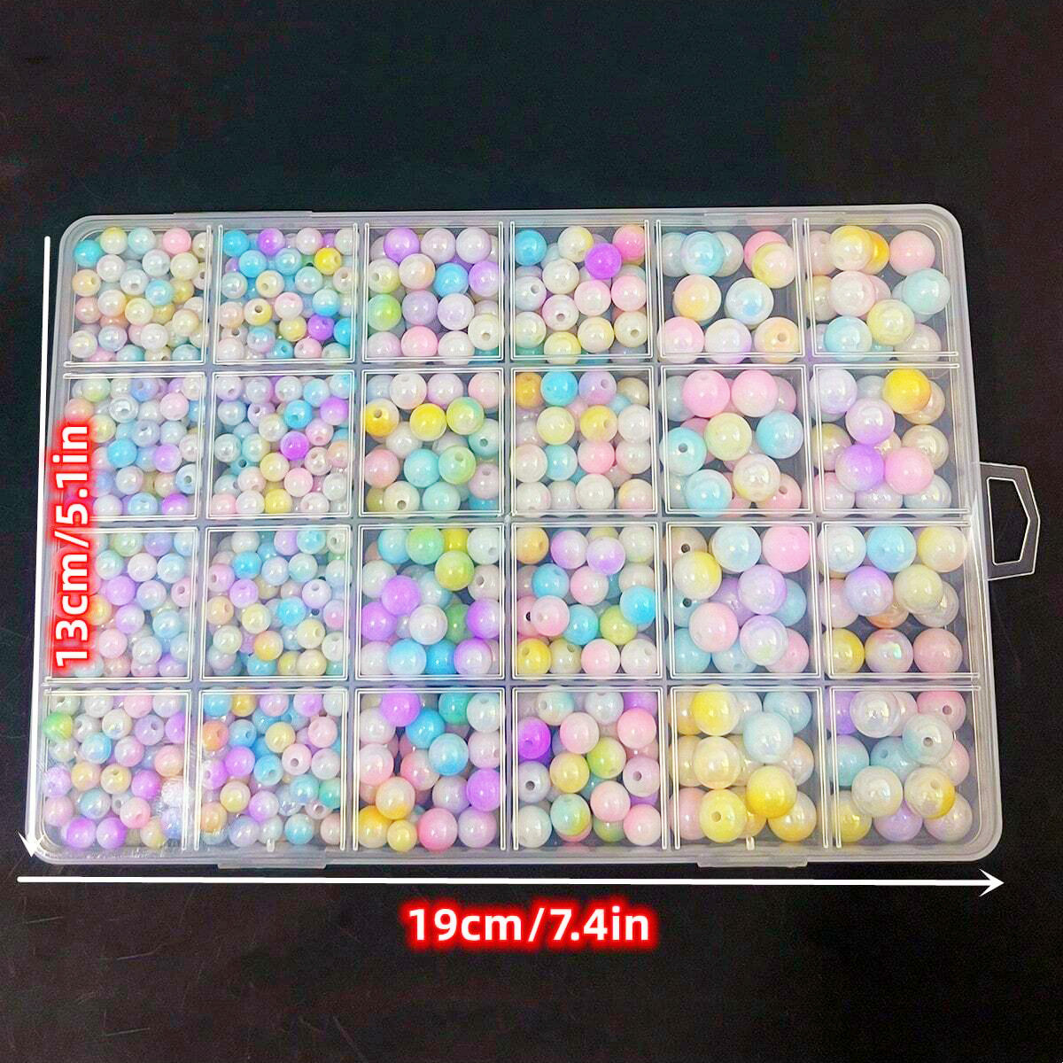 800 Stück/24-Fächer-Set Box 6m – Bracelet Beaded Men Bewertung und Preis