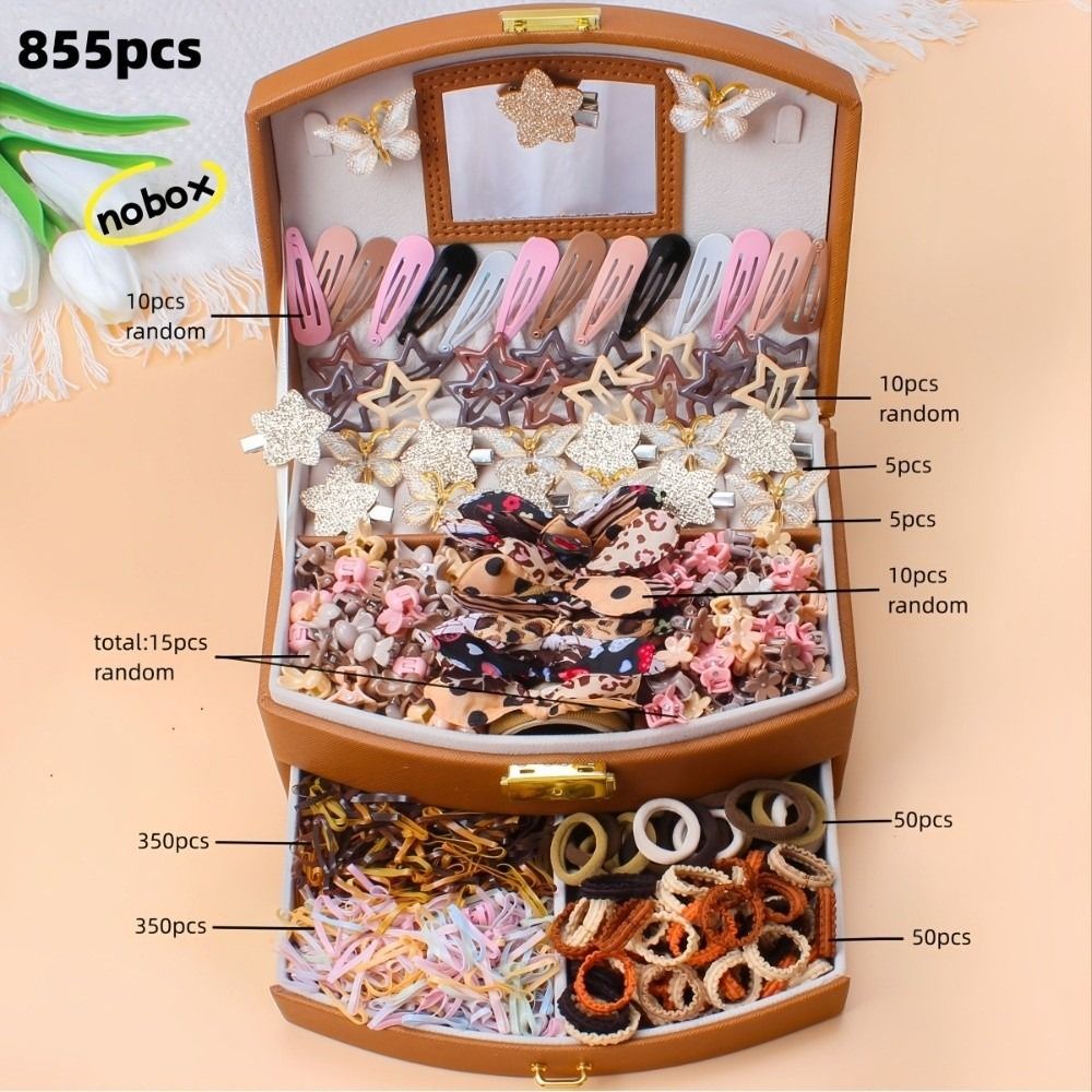 Neues elastisches Haarschmuck- – Tie Clip Set Bewertung und Preis