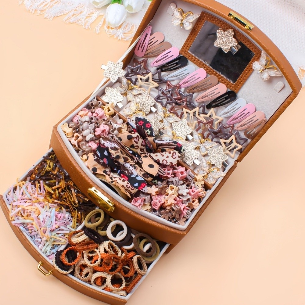 Neues elastisches Haarschmuck- – Tie Clip Set Bewertung und Preis