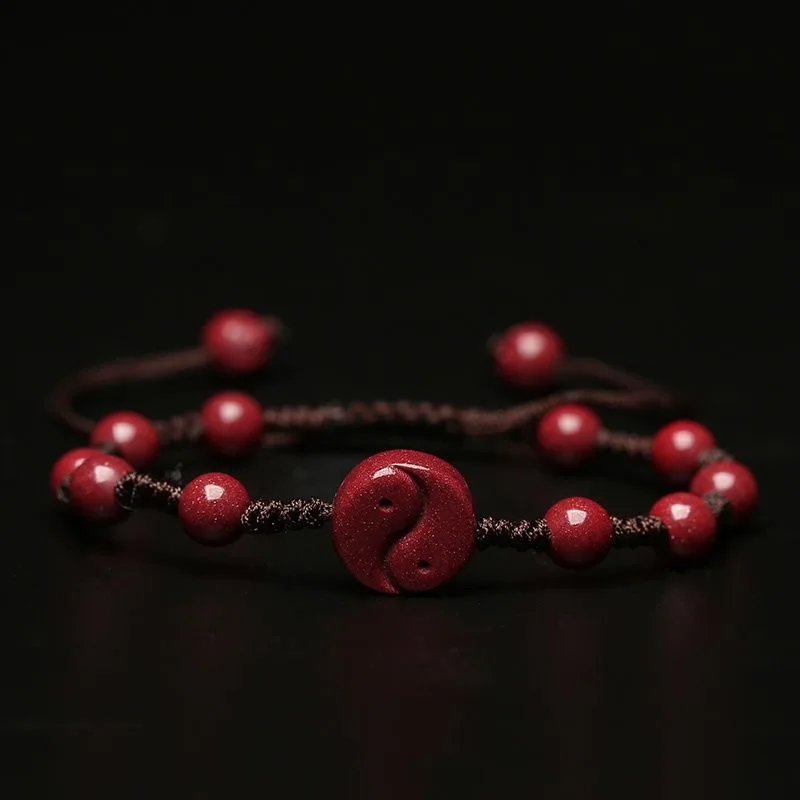 Angepasst Natürliche Red Zinno – Bracelet Beaded Men Bewertung und Preis