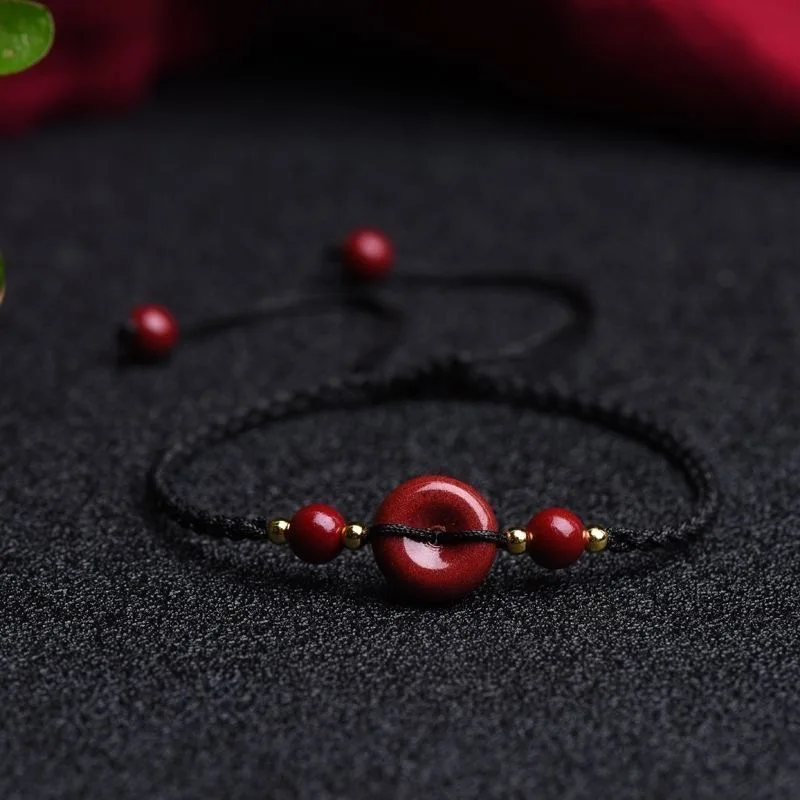 Angepasst Natürliche Red Zinno – Bracelet Beaded Men Bewertung und Preis