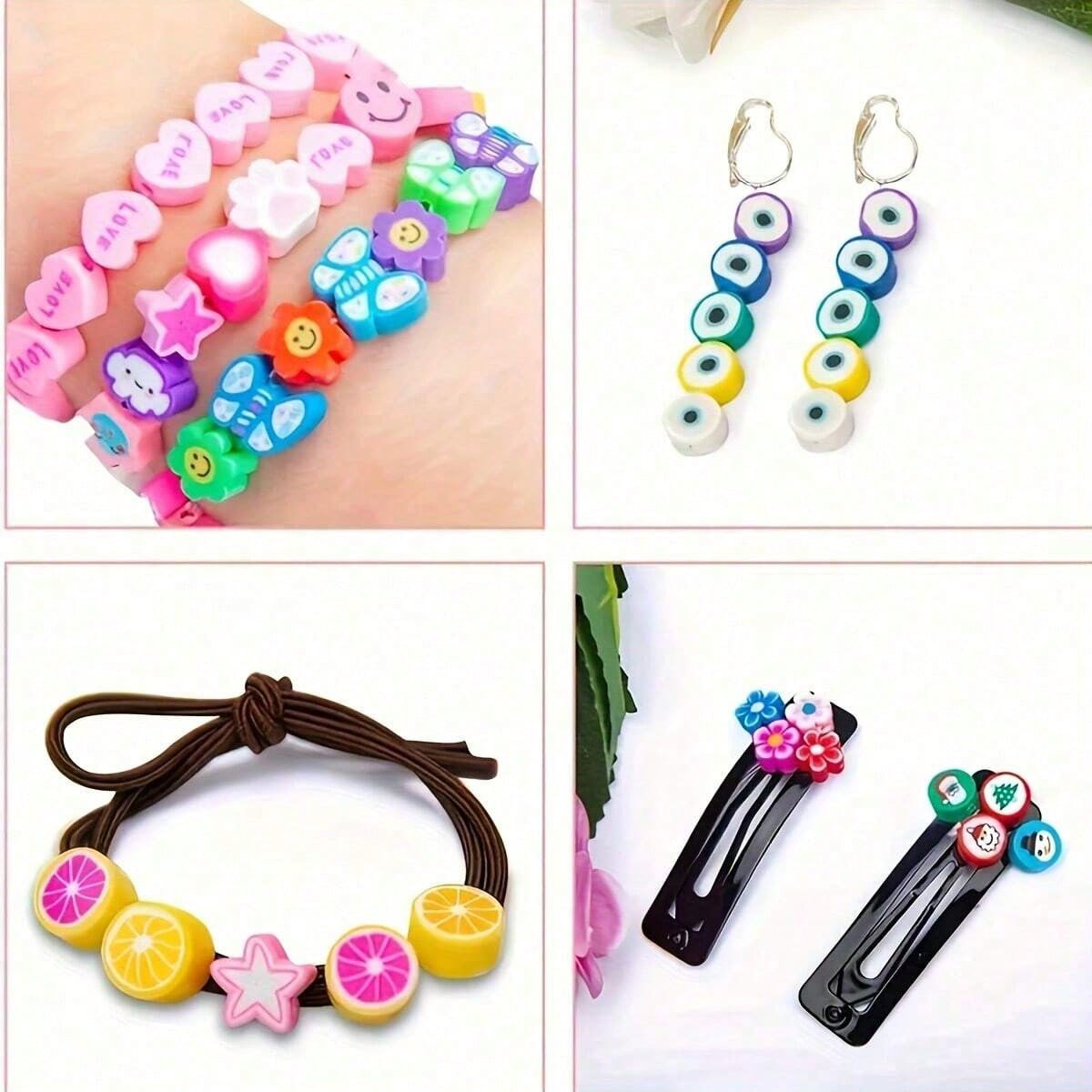 1450/1200/250 Stück Polymer Cl – Bracelet Beaded Men Bewertung und Preis