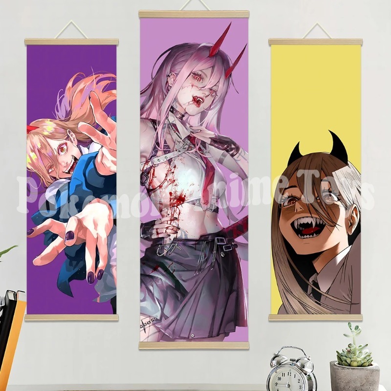 Chainsaw Man Anime-Poster mit  – Men'S Accessories Rack Bewertung und Preis